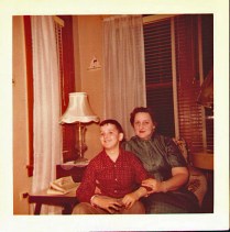 Mom &amp; I at Carl's 1957fix